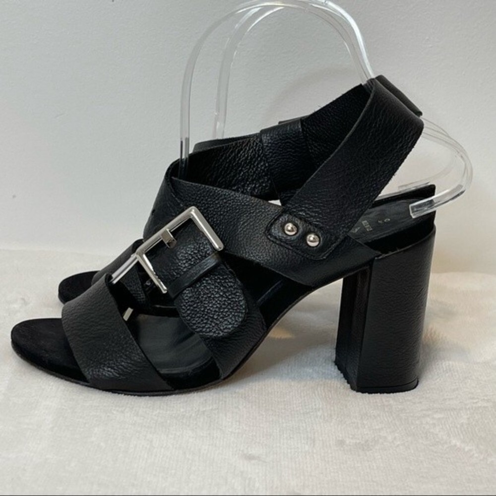Aquatalia by Marvin K “Karat” Black Heel Sandal - Picture 5 of 11